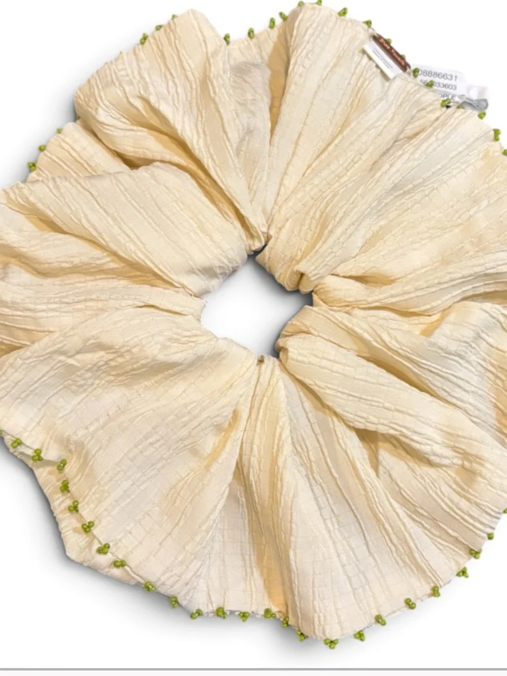 Free People Calypso Beaded Trim Scrunchie NWT
